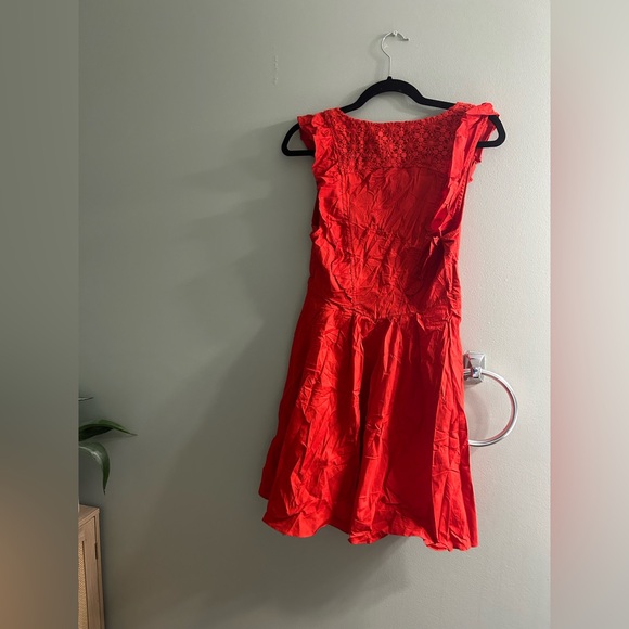 Free people red crochet dress - Picture 9 of 9